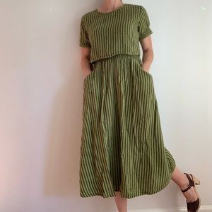 Curator fall 2021 maxi skirt/cropped top.